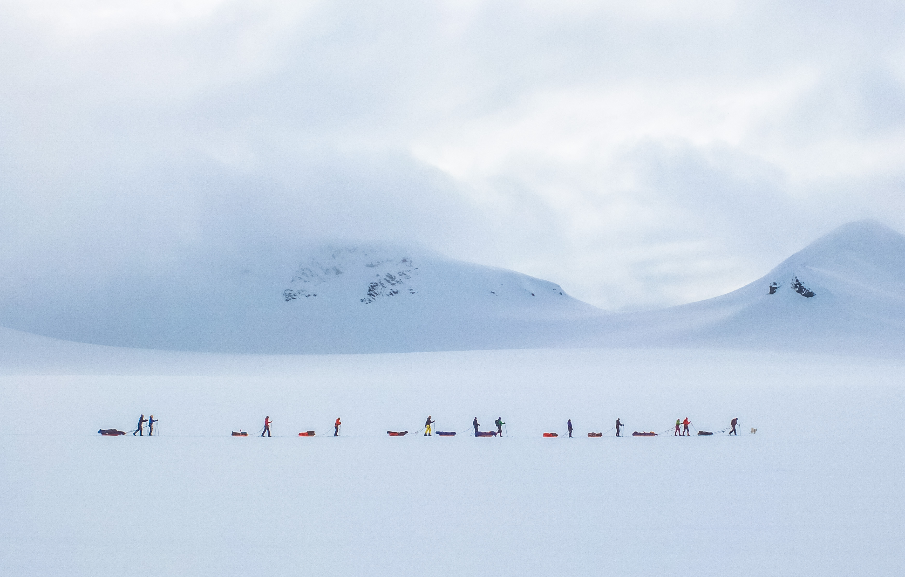 Crossing Svalbard East to West