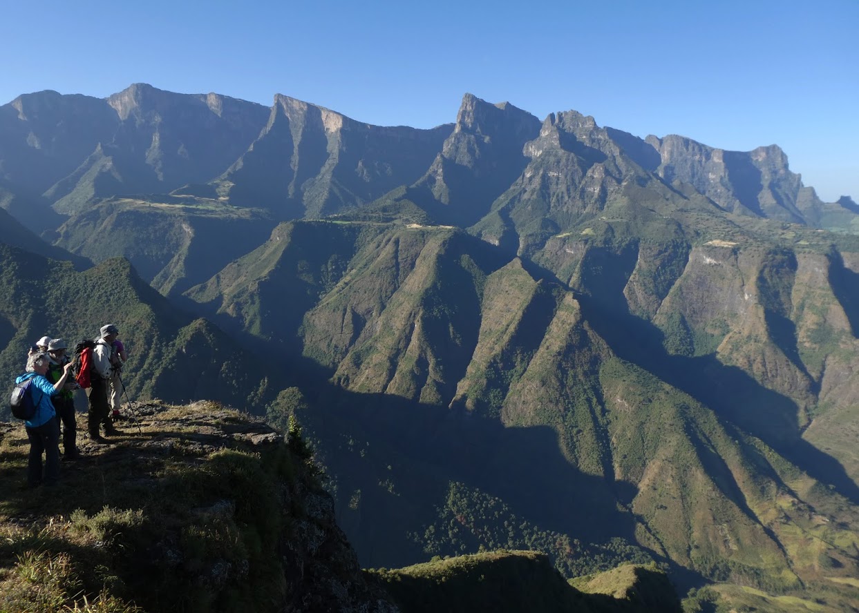 Simienfjellene med Ras Dashen (4550 moh)