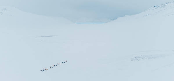 Crossing Svalbard West to East