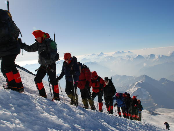 Bestig Elbrus (5642 moh)