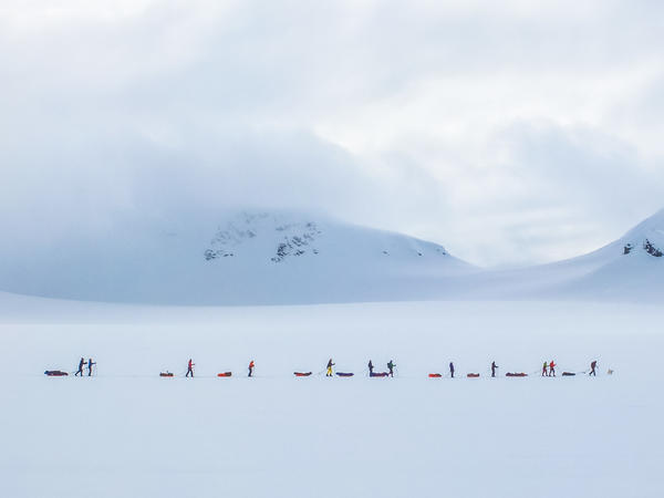 Svalbard på tvers fra øst til vest