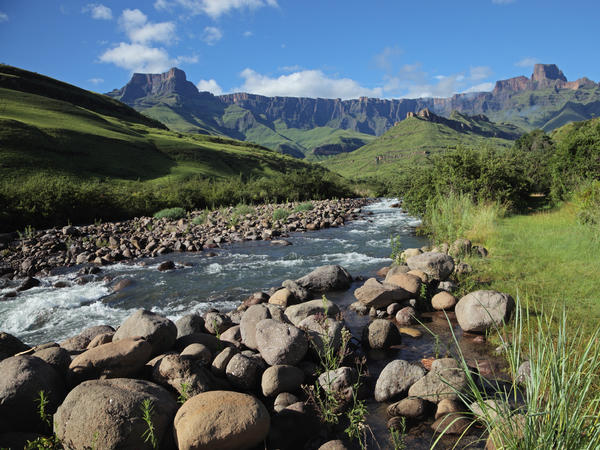 Drakensbergfjellene og safari